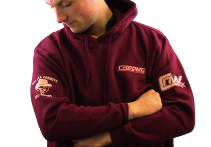 CHROME: Burgundy Hoodie