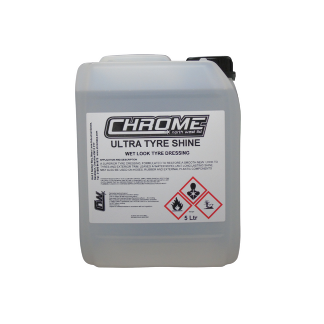 CHROME: Ultra Tyre Shine 5L (4 Box)