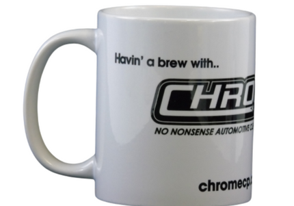 "Havin' a brew with Chrome Northwest" Mug - "Havin' a brew with..."
