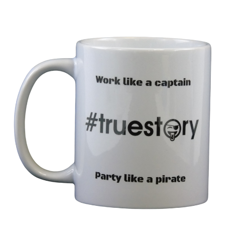 #truestory Pirate Mug x6